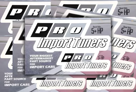 General Representation 1990 Honda Civic PRO Import Tuners Die Cut Vinyl Decals