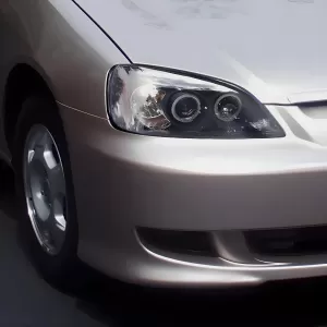 Honda Civic - 2001 to 2003 - 2 Door Coupe [All] _or_ 4 Door Sedan [All] (Projector With Halo, LED Accent Lights)