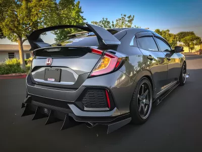 2017 Honda Civic PRO Design TRM Style Spoiler / Wing