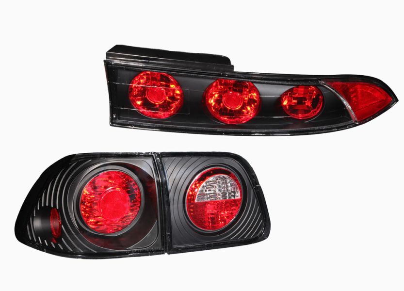CG Black Tail Lights for 6th Gen Honda Civic