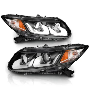 2014 Honda Civic CG Black Headlights