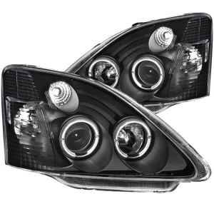 2002 Honda Civic CG Black Headlights