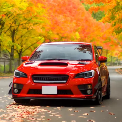 Subaru WRX STI - 2015 to 2021 - Sedan [All] (Jet Black) (Projector, LED Accent Lights) (Sequential LED Turn Signal) (Not Compatible With OEM LED DRL Lights)