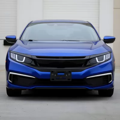 Honda Civic - 2016 to 2020 - 2 Door Coupe [All Except Touring] (Projector, LED U-Bar Sequential Accent Lights) (Smoked Lens) (LED High Beams)