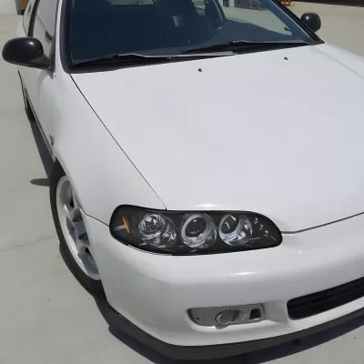 Honda Civic - 1992 to 1995 - 2 Door Coupe [All] _or_ 2 Door Hatchback [All] (G Style) (Projector With Halo, LED Accent Lights)