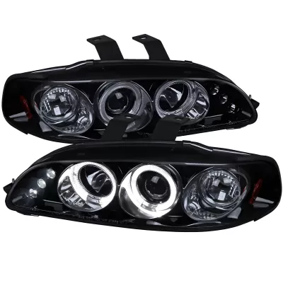 Honda Civic - 1992 to 1995 - 2 Door Coupe [All] _or_ 2 Door Hatchback [All] (G Style) (Projector With Halo, LED Accent Lights)