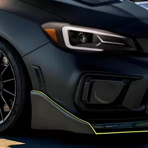 2016 Subaru WRX STI PRO Design Black Headlights