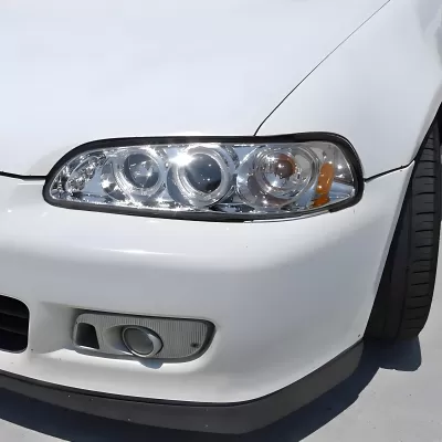 Honda Civic - 1992 to 1995 - 2 Door Coupe [All] _or_ 2 Door Hatchback [All] (Projector With Halo, LED Accent Lights)
