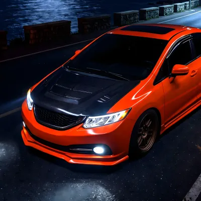 Honda Civic - 2012 to 2013 - 2 Door Coupe [All] (With LED Bar) (G3 Style)