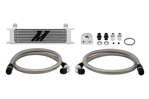 Universal (10 Row Oil Cooler) (Silver)