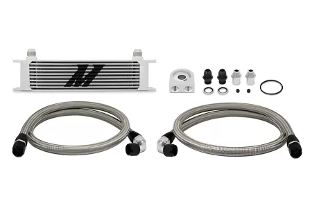 Universal (10 Row Oil Cooler) (Silver)