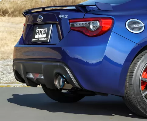 Subaru BRZ - 2013 to 2020 - Coupe [All] (Single Muffler With Burnt Titanium Tip) (With Silencer)