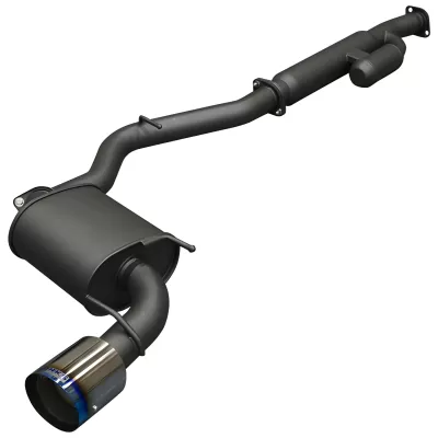 Subaru BRZ - 2013 to 2020 - Coupe [All] (Single Muffler With Burnt Titanium Tip) (With Silencer)