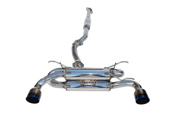 Toyota 86 - 2017 to 2020 - Coupe [All] (Dual Burnt Titanium Single Wall Tips)