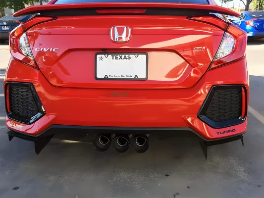 Honda Civic - 2017 to 2020 - 4 Door Sedan [Si] (Triple Burnt Titanium Tips)