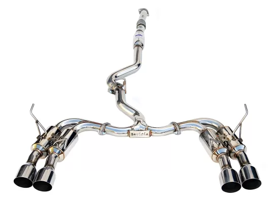 Subaru WRX STI - 2015 to 2021 - Sedan [All] (Quad Polished Stainless Steel Single Wall Tips)