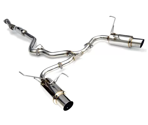 Subaru WRX STI - 2015 to 2021 - Sedan [All] (Dual Polished Stainless Steel Tips) (With Resonator)