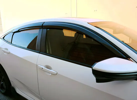 Honda Civic - 2016 to 2021 - 4 Door Sedan [All] (MG Style) (Blacked Out) (4 Piece Set)