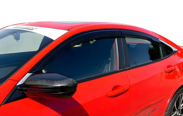 Honda Civic - 2016 to 2021 - 4 Door Sedan [All] (MG Style) (Blacked Out) (4 Piece Set)