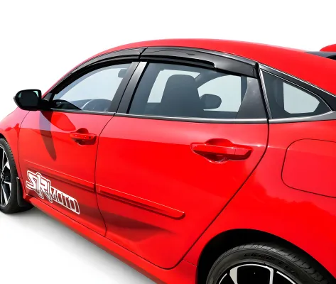 Honda Civic - 2016 to 2021 - 4 Door Sedan [All] (MG Style) (Blacked Out) (4 Piece Set)