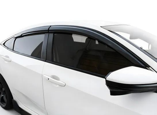 Honda Civic - 2016 to 2021 - 4 Door Sedan [All] (MG Style) (Blacked Out) (4 Piece Set)
