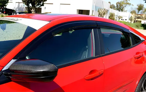 Honda Civic - 2016 to 2021 - 4 Door Sedan [All] (MG Style) (Blacked Out) (4 Piece Set)