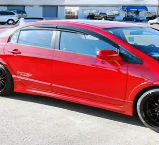 2010 Honda Civic PRO Design Side Window Visors / Deflectors