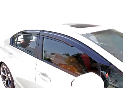 2013 Honda Civic PRO Design Side Window Visors / Deflectors