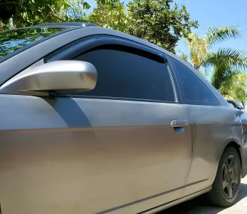 2003 Honda Civic PRO Design Side Window Visors / Deflectors