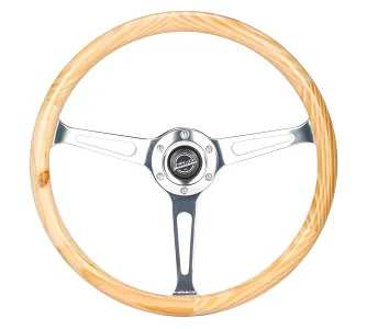 Universal (Aluminum Spokes With Light Woodgrain Rim) (380mm Diameter)