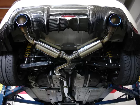 Subaru BRZ - 2013 to 2020 - Coupe [All] (Dual Burnt Titanium Look Tips)