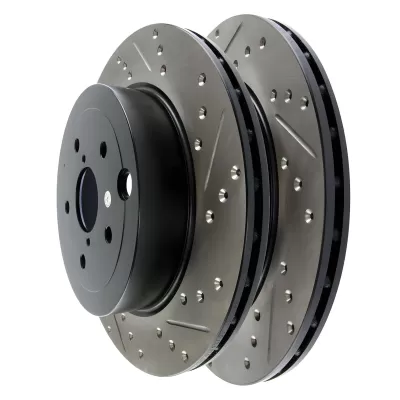 Subaru WRX STI - 2015 to 2017 - Sedan [All] (Rear Pair) (Drilled and Slotted)