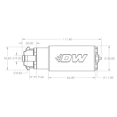 Universal (DW430c) (Compact 430 LPH) (With Integrated Mounting Clips) (With Universal Install Kit)