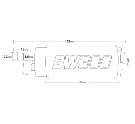 Universal (DW300) (V2) (340 LPH) (With Universal Install Kit)