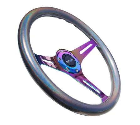 Universal (Pearlescent Chameleon Rim, Neochrome Spokes) (350mm Diameter) (1.5