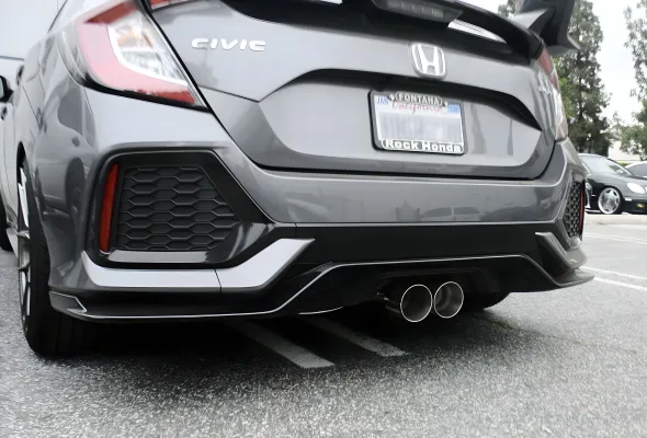 Honda Civic - 2017 to 2021 - 4 Door Hatchback [Sport 1.5L Turbo, Sport Touring] (Dual Polished Tips)