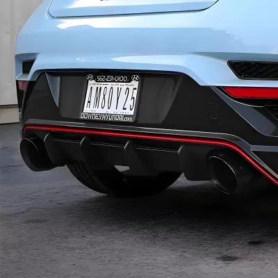 Hyundai Veloster - 2019 to 2020 - Hatchback [N] (Cat-Back) (Black Tips) (Without Performance Package)