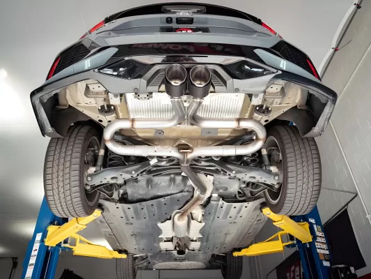 Honda Civic - 2017 to 2021 - 4 Door Hatchback [Sport 1.5L Turbo, Sport Touring] (Race Style) (Axle-Back) (Carbon Fiber Tips)