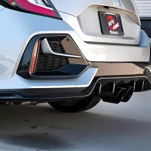 Honda Civic - 2017 to 2021 - 4 Door Hatchback [Sport 1.5L Turbo, Sport Touring] (Race Style) (Axle-Back) (Black Tips)