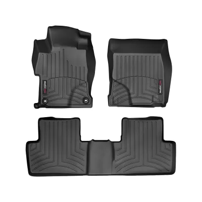 Honda Civic - 2014 to 2015 - 4 Door Sedan [All] (Front and Rear Set) (Black)