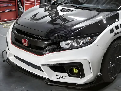 2020 Honda Civic Seibon MR Style Carbon Fiber Hood