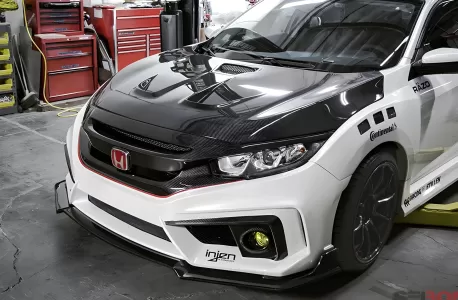 2019 Honda Civic Seibon MR Style Carbon Fiber Hood