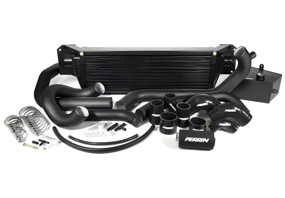 Subaru WRX STI - 2015 to 2021 - Sedan [All] (Front Mount Kit) (Black Core) (Black Tubes)