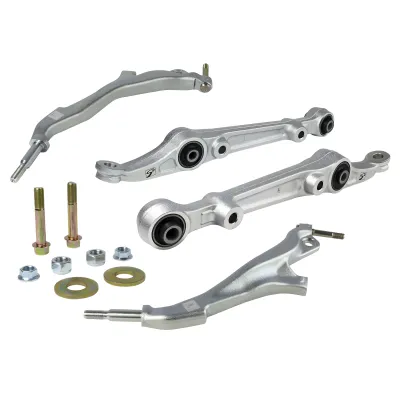 Honda Civic - 1996 to 2000 - All [All Except Si] (Silver Zinc Coated) (Hardened Bushings) (Includes Compliance Arm Kit)