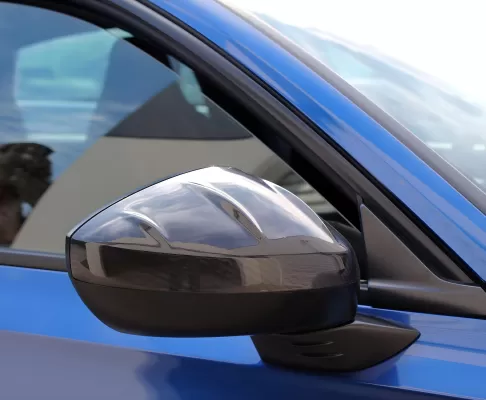 Gloss Black Right Passenger Side Wing Mirror Cover Cap For 2022-2025 Honda Civic (No Blinker Hole)