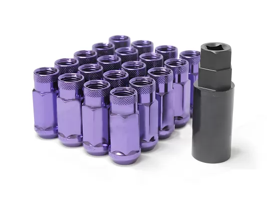 Universal (14 x 1.5) (20 Lug Nut Set) (Purple)