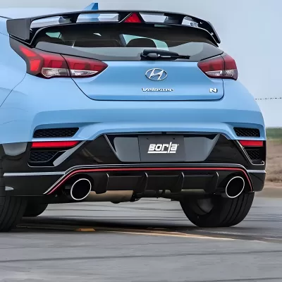 Hyundai Veloster - 2019 to 2022 - Hatchback [N] (ATAK Exhaust) (Dual Angle-Cut Polished Tips)