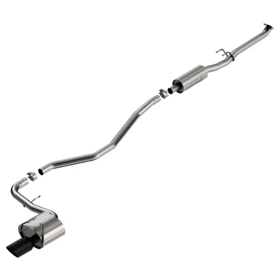 Honda Civic - 2022 to 2026 - Sedan [Sport] (S-Type Exhaust) (Full Cat-Back Exhaust) (Black Chrome Tip)