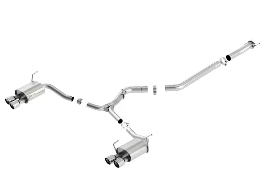 Subaru WRX - 2015 to 2021 - Sedan [All] (S-Type Exhaust) (Quad Polished Rolled Tips)
