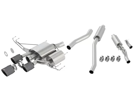 Honda Civic - 2017 to 2021 - 4 Door Hatchback [FK8 Type R, FK8 Type R Limited] (ATAK Exhaust) (Triple Carbon Fiber Tips)